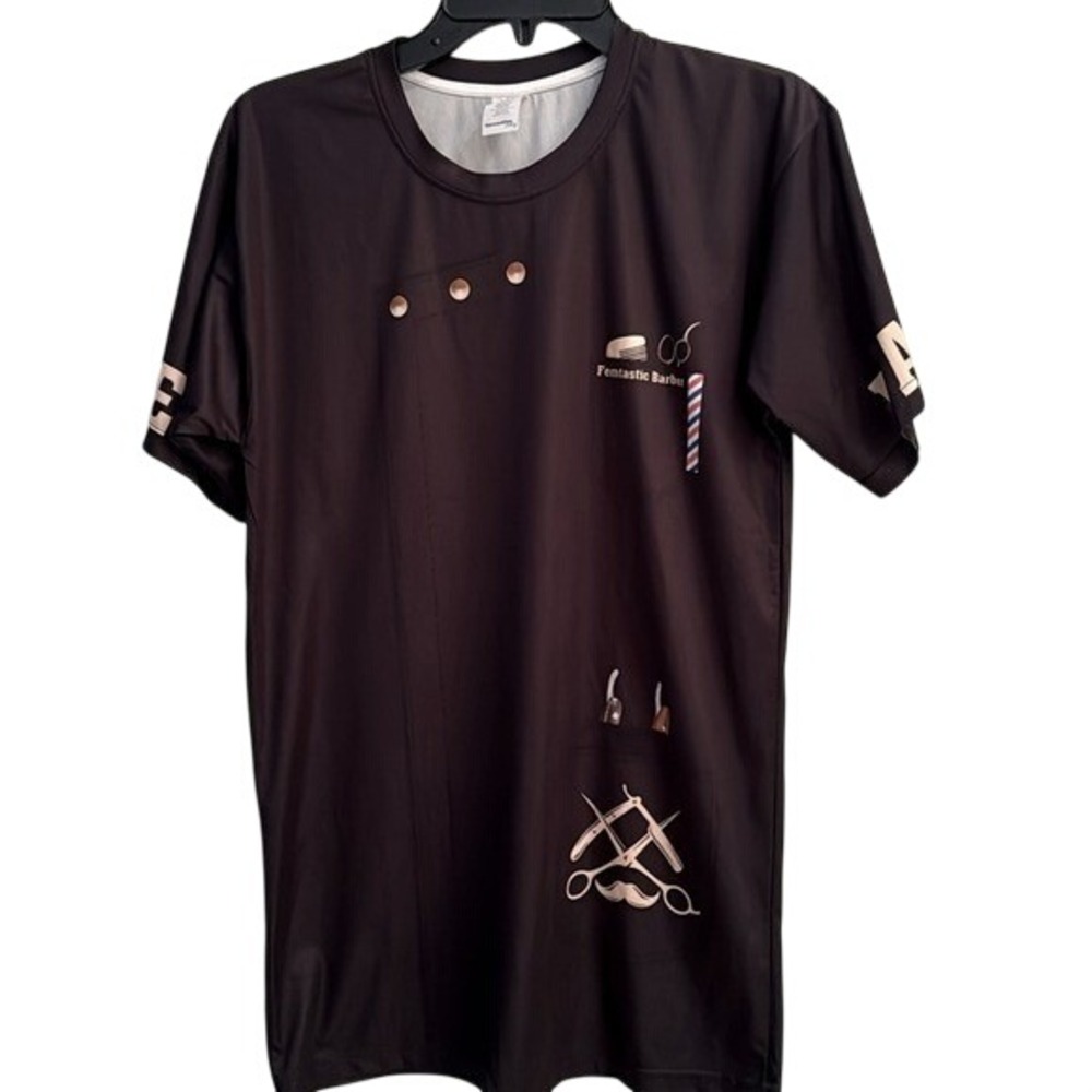 GARMENT‎ ONE- Clothing. Barber Shop Classic T-Shirt, Barber Cutting Shirt. S.